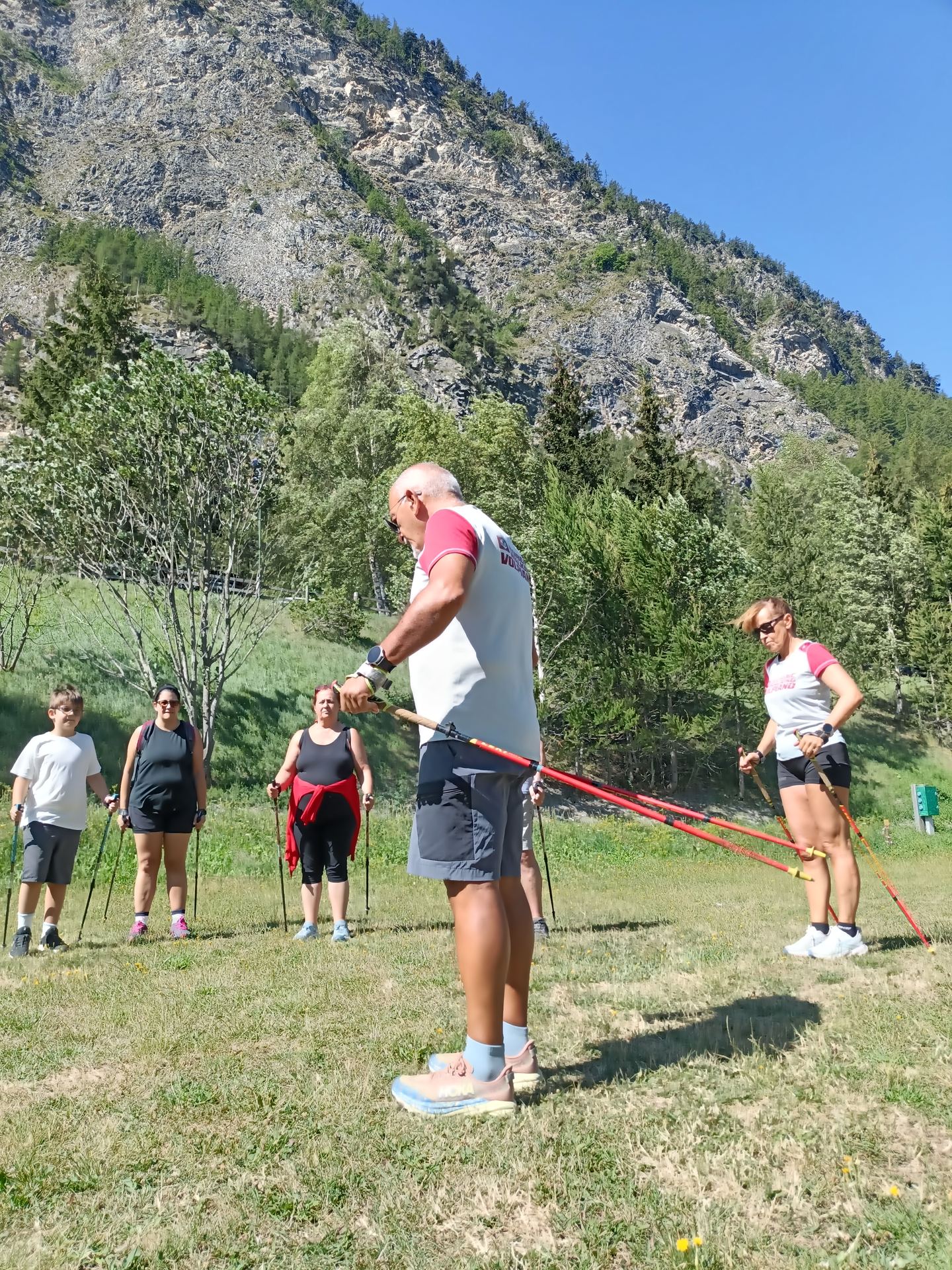 Nordic Walking al Lago del Laux